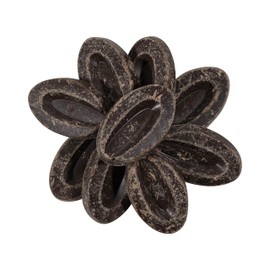 Valrhona 4653 Guanaja 70% Dark Chocolate Baking Feves from OliveNation, Intense Bittersweet Cacao Flavor - 1/2 lbs