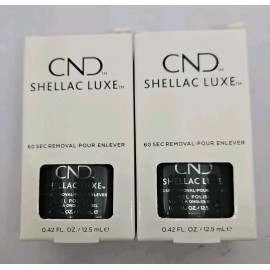 CND 2 Pack - CND Shellac Luxe 60 Second Removal GEL POLISH - Color #296 Silhouette