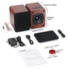 Saiyin Speakers for Vinyl Record Player, Bluetooth Turntable Speakers with