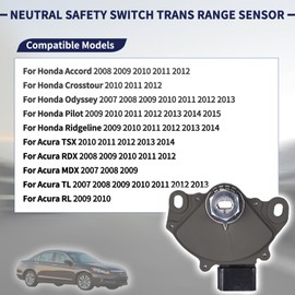 Magimaker 28900-RYF-023 Neutral Safety Switch Trans Range Sensor Compatible with Honda Accord Crosstour Odyssey Pilot Ridgeline, for Acura MDX RDX TL 2007-2015 Gear Position Sensor Assembly