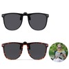 2 PCS Clip on Sunglasses, Polarised Flip up Sunglasses for