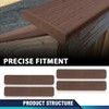 PIT66 4 PCS Composite Decking Boards End Cap 5.5" Tan