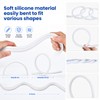 Silicone LED Channel System, 16.4FT Flexible LED Strip Light Cover,