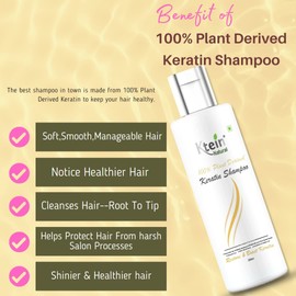 Ktein Natural 100% Plant Derived Keratin Shampoo(200ml)