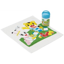 Skater OA5 Shimajiro Hot Towel Set, Picnic, Hot Towel, with Case, Made in Japan