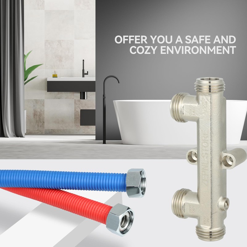 2 Pack Brass Sensor Valve for Hot Water Recirculating Pump,Replace