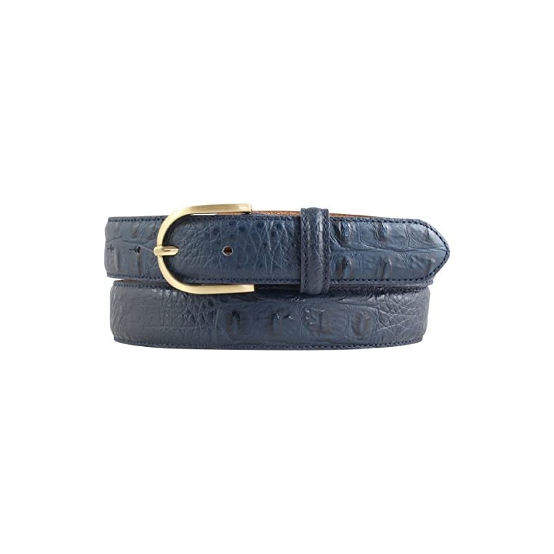 BELTINGER Women's Belt with Crocodile Embossed 3 cm Leather Belt