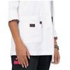 KOI Betsey Johnson B402 Canna Lab Coat (White, Large)