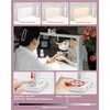 Nail Desk Lamp for Nail Tech, Foldable 34in 48W Half