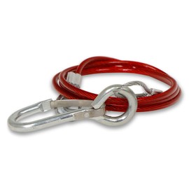Streetwize - Breakaway Caravan Cable, Caravan Automatic Breaking Cable, Safety Release Cable - Towing Trailer Hook (SWTT25)