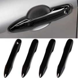 No Adhesive Snap-on Car Door Handle Cover Protector Compatible for Toyota 2018 2019 2020 2021 2022 2023 2024 2025 Camry 2019-2025 Corolla 2019-2022 Avalon 2016-2022 Prius 2020-2024 Venza Accessories