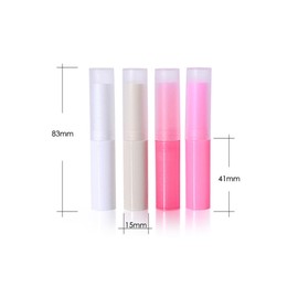 Pack of 7 lipstick sleeves, empty lipstick, lip balm sleeves, lip balm sleeve for filling yourself (4 g)