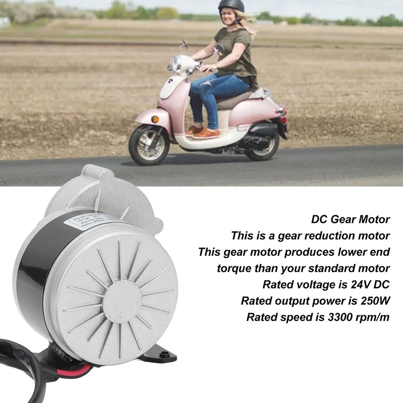 Electric Motor Gear Reduction,24 Volt 350 Watt Gear Reduction Electric