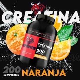 Creatina Monohidratada 1kg Bull Protein 200servicios Sabores                                                                                          