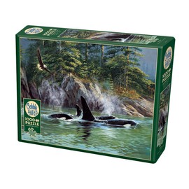 Cobble Hill 1000 Piece Puzzle - Orcas - Sample Poster Included