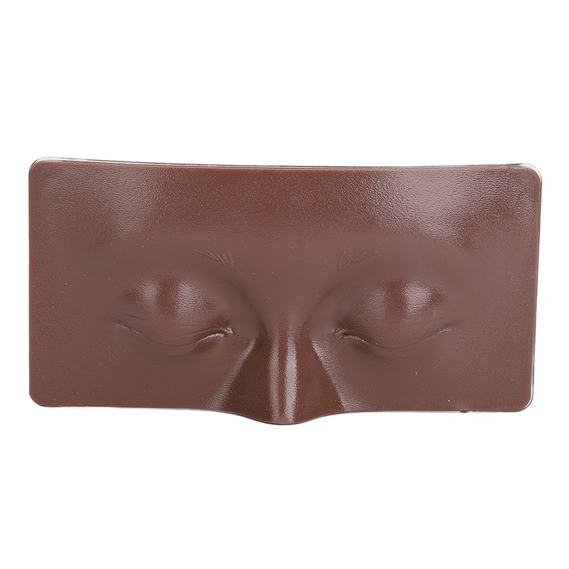 Eye Makeup Practice Board Closing Eyes Reusable Silicone Mannequin Face