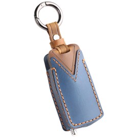 [smasol] Suzuki Key Cover Fronx New Jimny 64 Series Spacia Custom Key Case Crosby Solio Genuine Leather Smart Key Case Custom Parts Dress Up, enza/blue