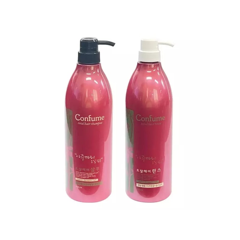 Fruit of the Nation 과일나라 아주까리 토탈헤어 샴푸+린스2종세트950ml-O/샴푸/모발/머리/헤어/관리/모발용/대용량/보습/케어 Fruit Country