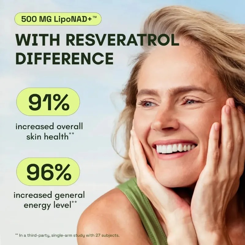 Cata Kor Nad Advanced Liposomal Resveratrol 60 Cpsula Sin Sabor