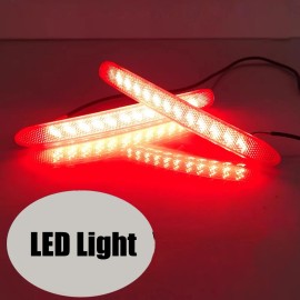 YLT Auto For 2017-2022 Honda Civic Hatchback LED Rear Brake Tail Lights Lamps Reflector