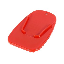F FIERCE CYCLE Motorbike Kickstand Pad Support Pad Side Stand Extension Pad Red