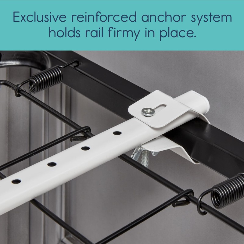 hiccapop Convertible Crib Bed Rail for Toddlers, Crib Rail Guard