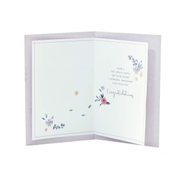 UK Greetings Wedding Anniversary Card for Brother and Sister-in-Law - Floral Heart Design, 149mm x 229mm
