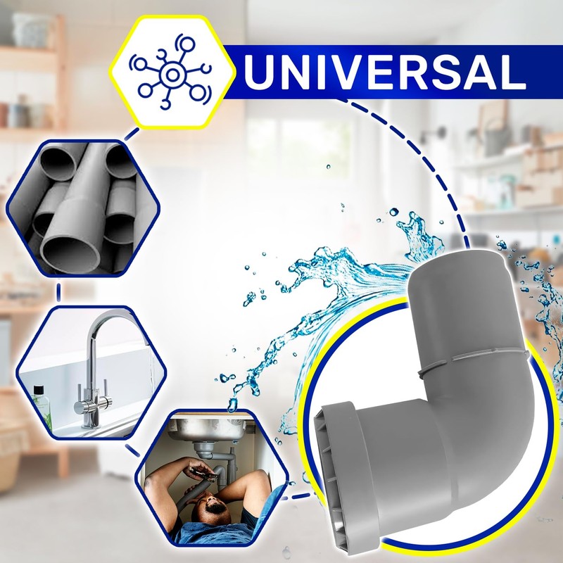 Elbow for Drain Pipe with 87 Degree Angle Diameter 40