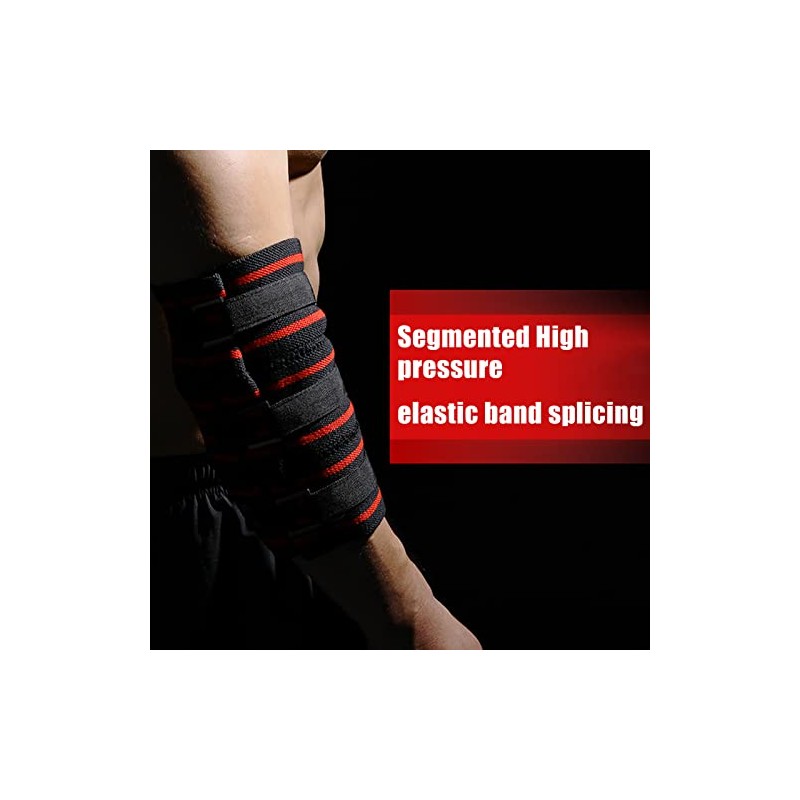 MANUEKLEAR Elbow Sleeves for Weightlifting, Elbow Compression Sleeves for Men,