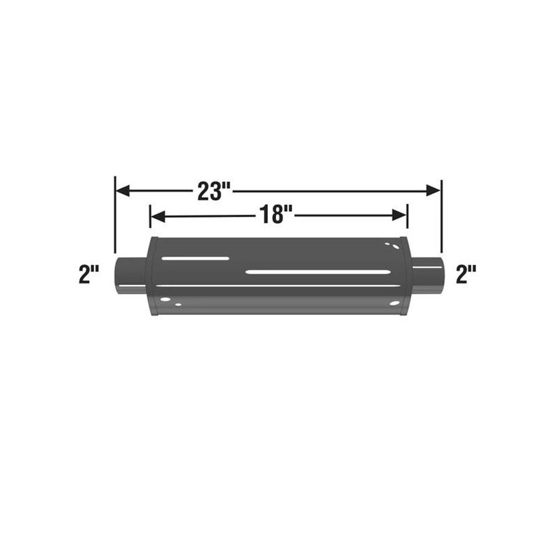 Cherrybomb Cherry Bomb Ol' Skool Hot Rod Muffler 87886CB