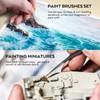 Nicpro 15 Pack Miniature Painting Set, Fine Detail Paint Brushes
