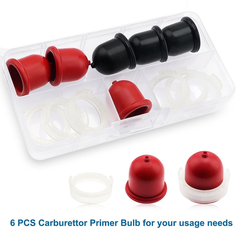 VooGenzek 6 Pieces 694395 Primer Bulb Replacement, Carburettor Fuel Bulb,