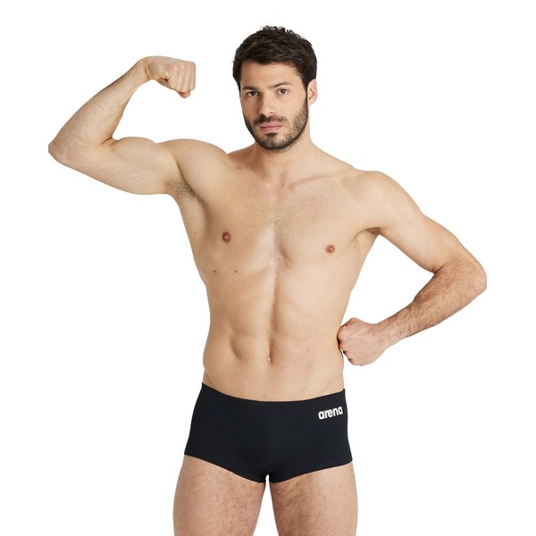 arena Solid Team Men's Swimming Swimsuit, Quick-Drying Swim Shorts in