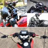 3D Aluminum Motorcycle Adjustable Handlebar Risers Clip-On Handle Bar Kit