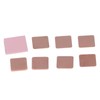 70PCS Copper Heatsink Sheets with 10PCS Silicone Pads Cooling Thermal