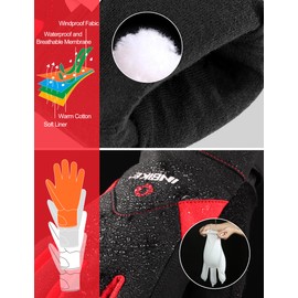 Inbike Winter Gloves Warm and Windproof Touchscreen Cycling Gloves for Cycling Skiing Snowboarding Downhill and Motorcycling, l