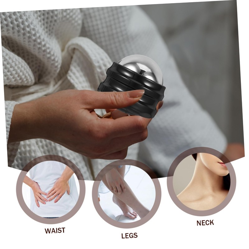 Healeved Stainless Steel Muscle Roller for Deep Tissue Neck Shoulder