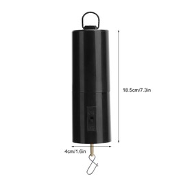 Hanging Rotating Motor for Wind Chimes Black Mobile Battery Operated Garden Accessories