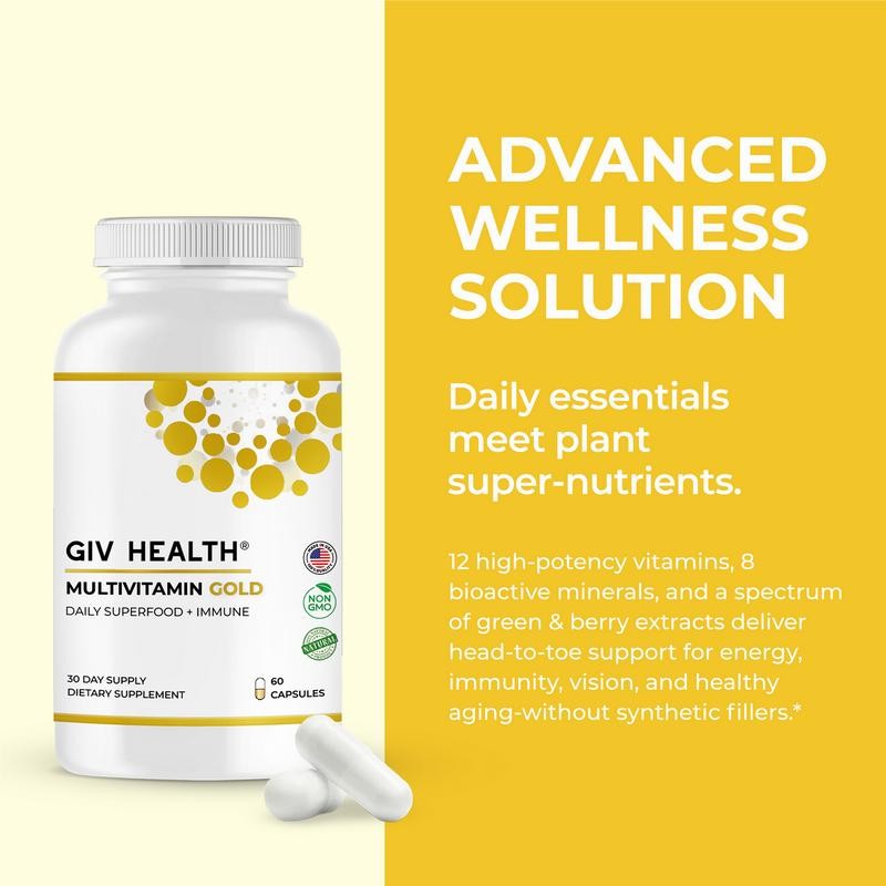 Multivitamin Gold by GIV Health – Advanced Superfood & Immune