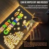 LED Message Board 7 Colors Pen,Acrylic Erase Board with Light,Glowing