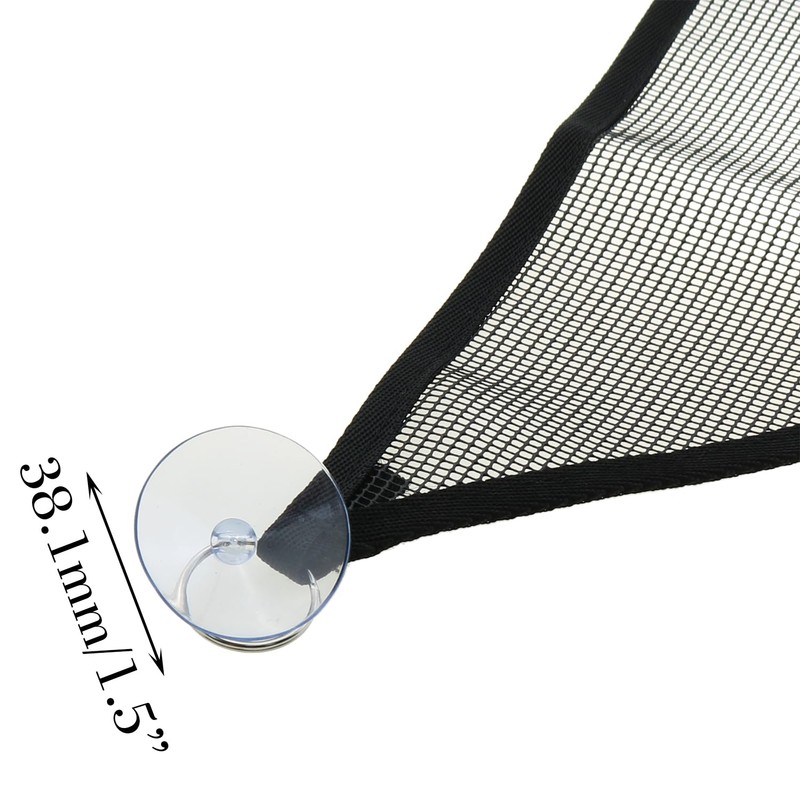 DGZZI 2PCS Black Nylon Pet Wall Mounted Climbing Swing 33x33x48cm
