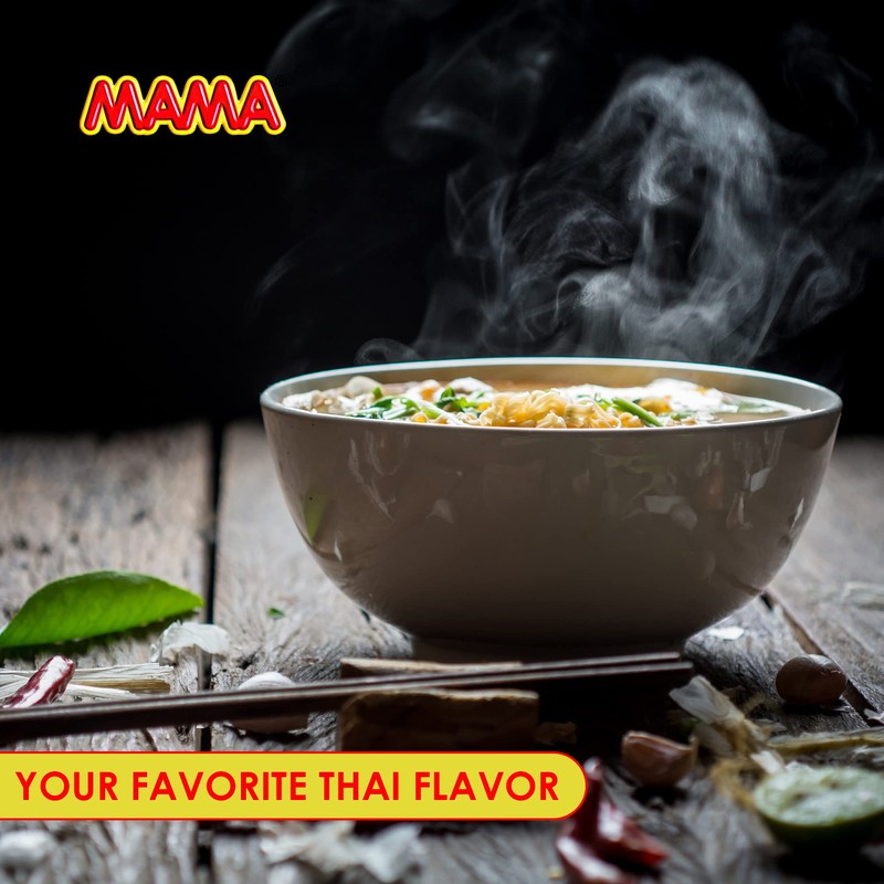 MAMA Noodles Vermicelli Clear Soup Instant Rice Noodles w/Delicious Thai