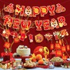 LOONELO Happy New Year Hanging Banners, 2025 Asian Spring Festival