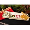 Mud Pie Farmhouse Christmas Double Tray Set, 13" x 4.5"