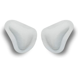 pedag T-Form Metatarsal Support Pads, Lifts and Shapes, Correctly Positions Toes and Relieves Pressure on Bunions, Latex and Leather, White, Large Fits EU 41-43 / W11 - W13 / M8 - M10, 1 Pair