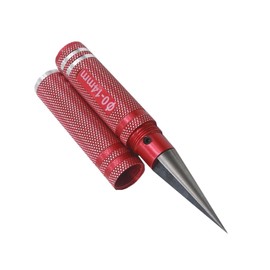 OSALADI Diy Rc Aircraft Model Kit Tool 0-14mm Hole Opener Reamer Steel Car Shell Hole Expander Safety Aluminum Alloy Handle (rosy)