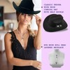 Western Cowboy Hat for Women Men Classic Fedora Felt Wide