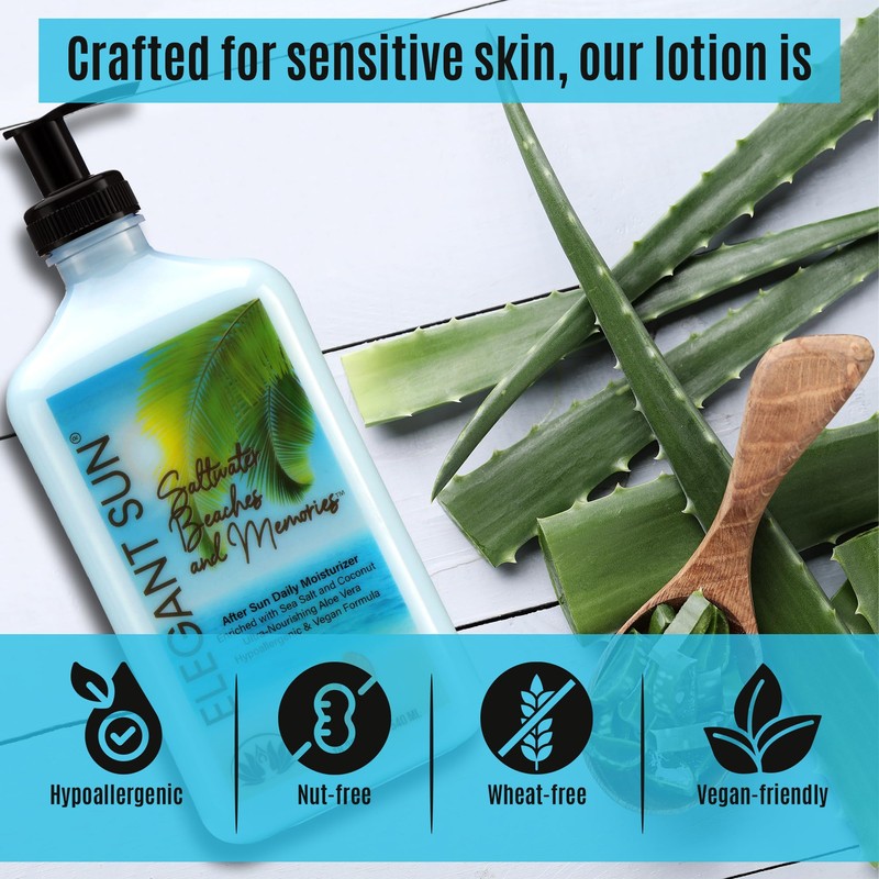 Saltwater Beaches Tan Extender, After Sun Lotion or Tanning Bed
