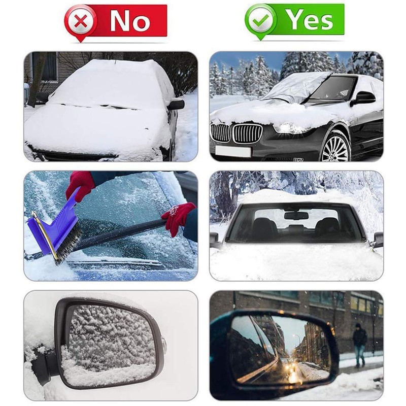 DKDDSSS Windscreen Cover, Ultra Thick Windscreen Cover, Foldable, Winter Car
