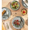 TheTerra Ceramic Dinnerware Sets for 4, 12 Pieces Porcelain Lightweight